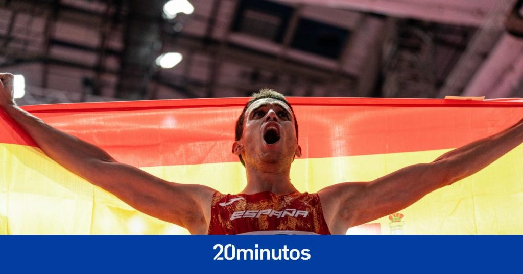 El español Mariano García se proclama campeón del mundo de 800 metros en pista cubierta