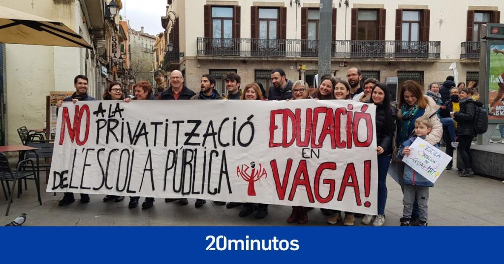 La huelga de educación en Cataluña empieza con piquetes y la consellería pide a los sindicatos negociar