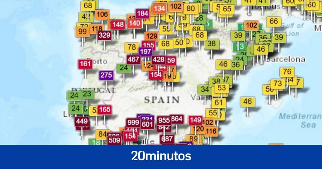 qué ciudades tienen los mayores niveles en este momento
