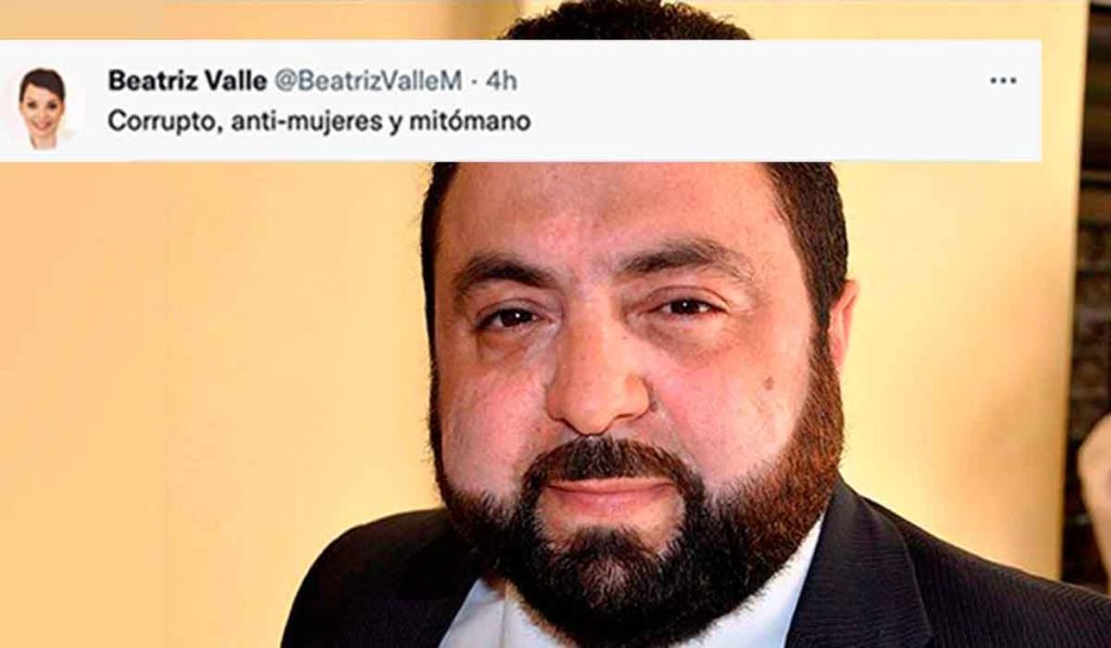 Beatriz Valle muestra en su twitter amenaza de Luis Redondo