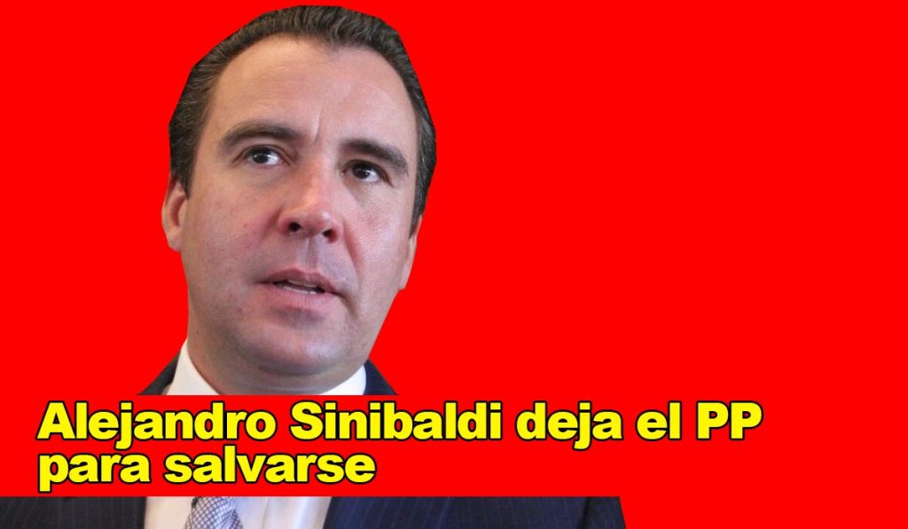 Alejandro Sinibaldi deja el PP para salvarse: 11 eventos que no desea recordar