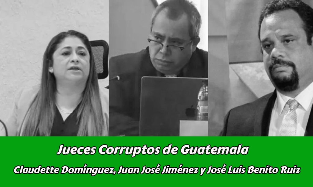 ¿Por qué la población de Guatemala no confía en Claudette Domínguez, Juan José Jiménez y José Luis Benito Ruiz?