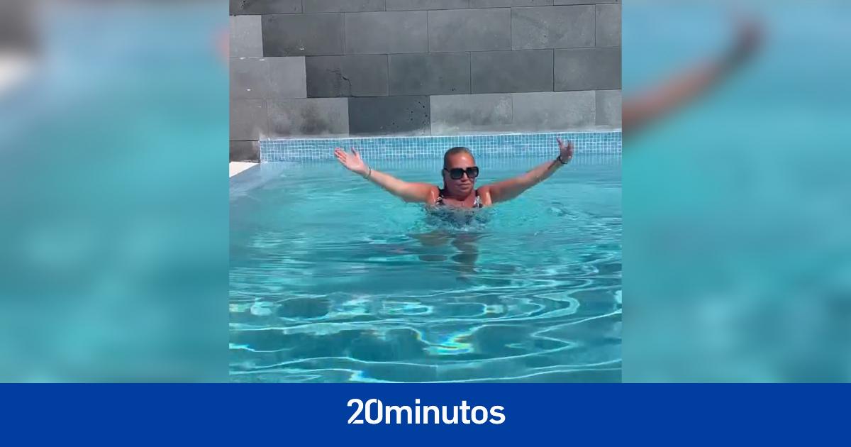 Belén Esteban se rompe un dedo del pie mientras disfruta de sus vacaciones en Tenerife: «Malita, pero estoy feliz»