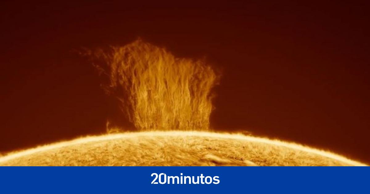 Captan una ‘cascada de plasma’ en el Sol que puede afectar a la Tierra Captan una ‘cascada de plasma’ en el Sol que puede afectar a la Tierra