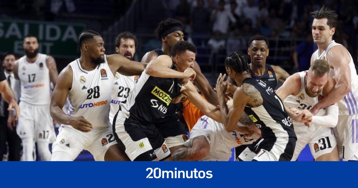Esta es la posible sanción a Yabusele y el resto de los implicados en la pelea entre el Real Madrid y Partizán