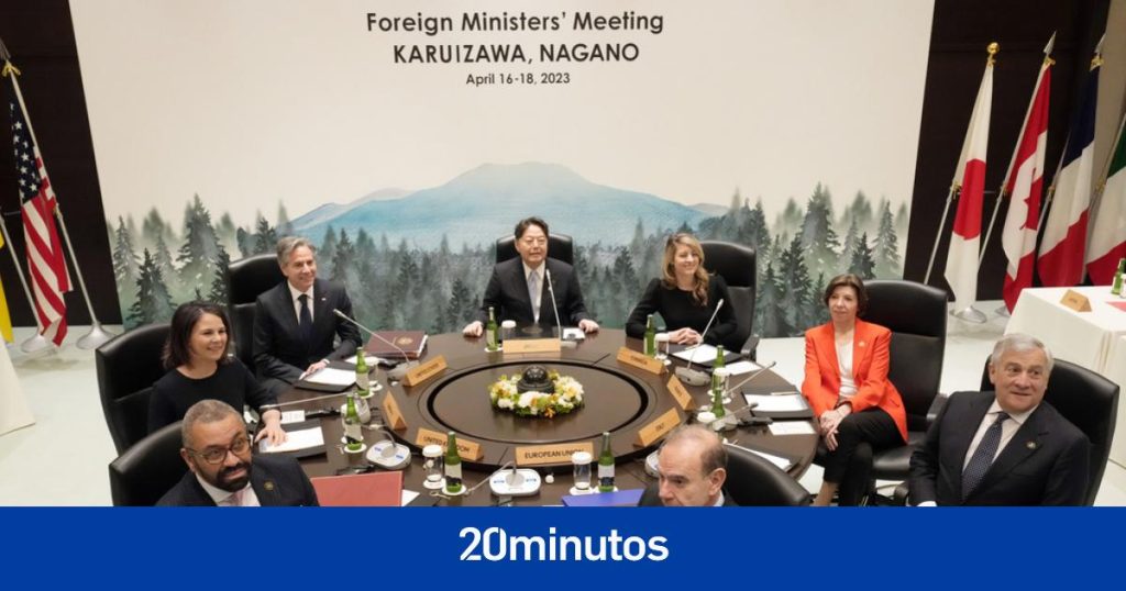 G7 EXTERIORES abordan la guerra de Ucrania y tensiones en Asia-Pacífico G7 EXTERIORES abordan la guerra de Ucrania y tensiones en Asia-Pacífico