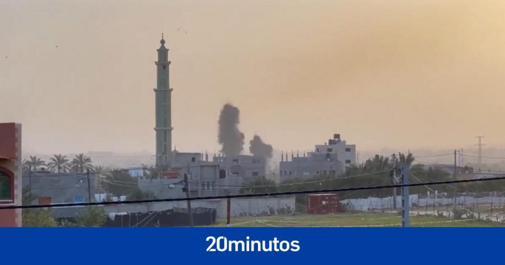 Israel bombardea Gaza en respuesta al lanzamiento de cohetes tras el asalto a la mezquita de Al-Aqsa