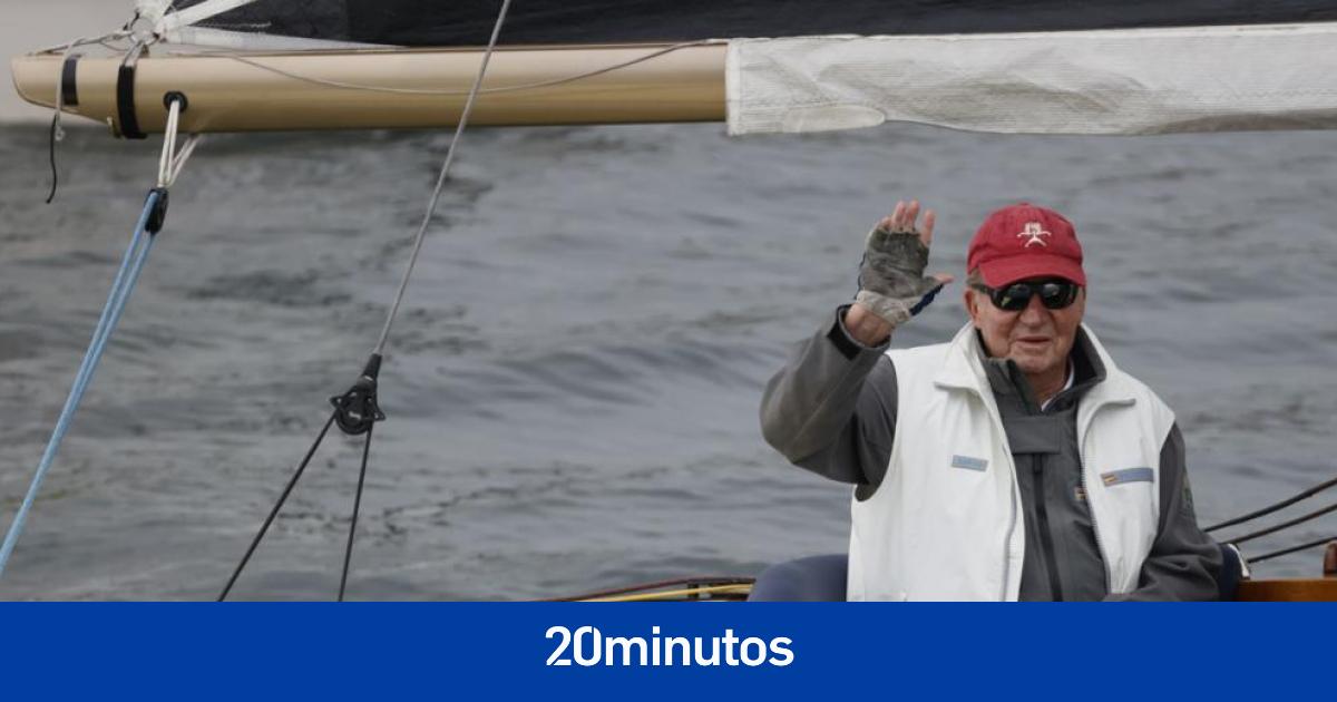 Juan Carlos I comienza su segunda visita a España para asistir a las regatas tras pasar por Londres Juan Carlos I comienza su segunda visita a España para asistir a las regatas tras pasar por Londres