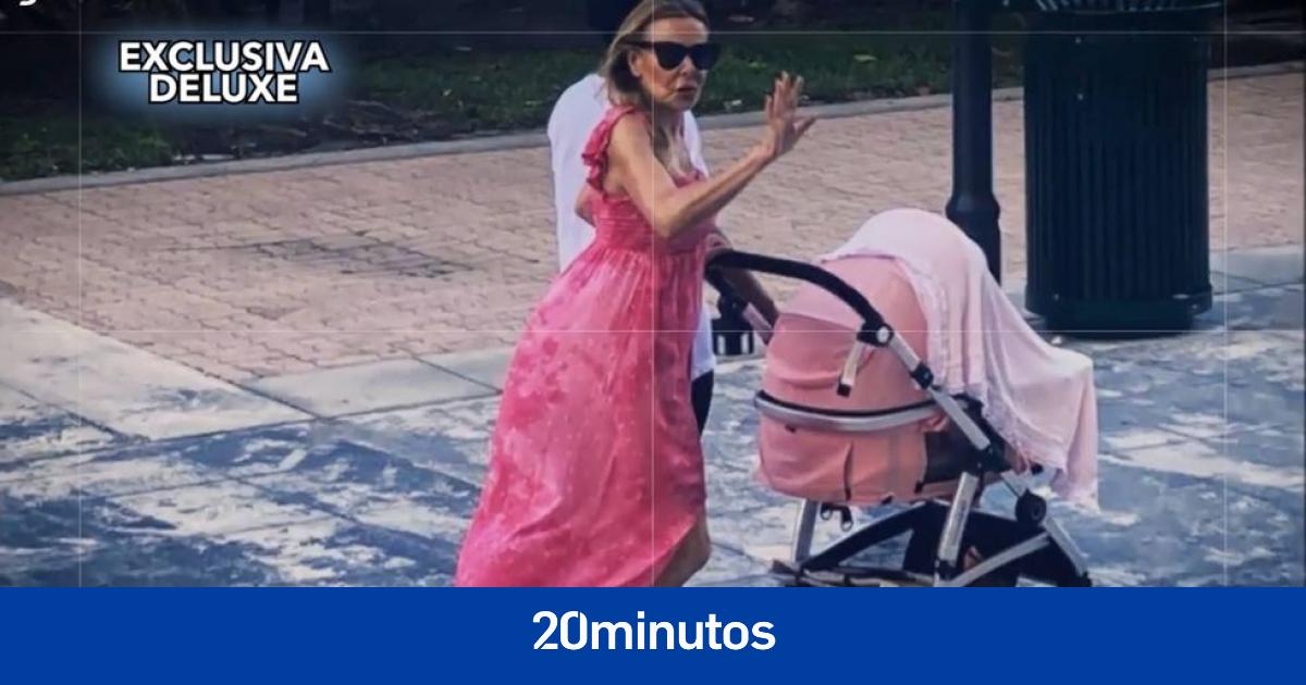 Las impactantes primeras imágenes en movimiento de Ana Obregón y su nieta, Ana Sandra, paseando por Miami