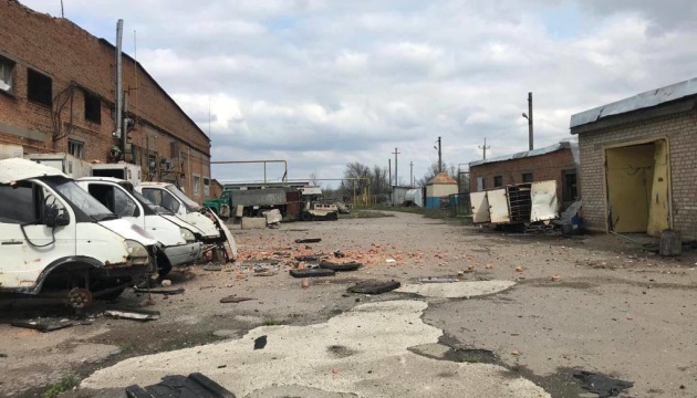 Las tropas rusas bombardean la panadería en Orichov Las tropas rusas bombardean la panadería en Orichov