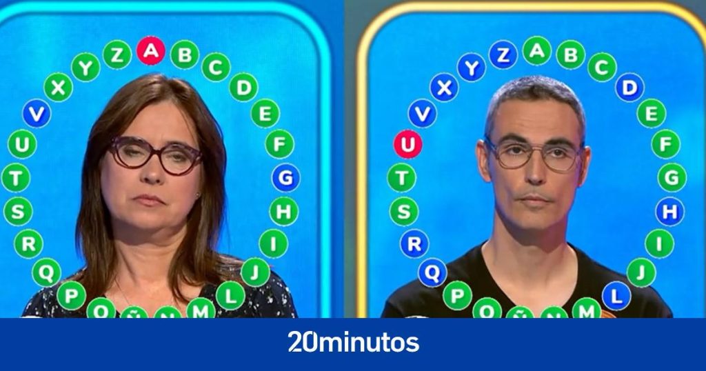 Se rompe la racha de empates entre Marta y Jorge en ‘Pasapalabra’ tras cuatro consecutivos
