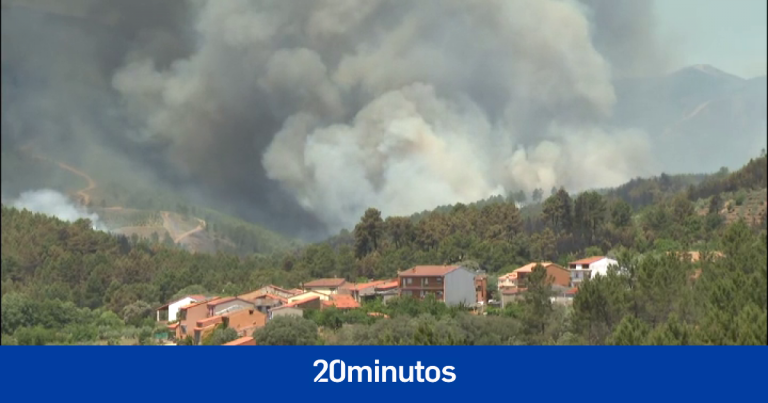 El incendio de Las Hurdes se encuentra en situación "crítica" y las ...