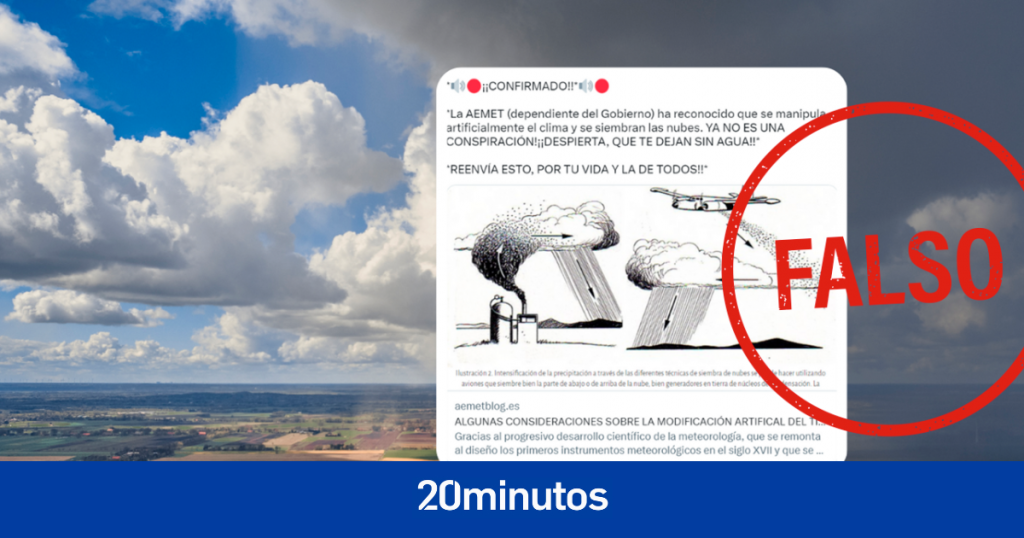 La Aemet no ha reconocido que manipula artificialmente el clima La Aemet no ha reconocido que manipula artificialmente el clima