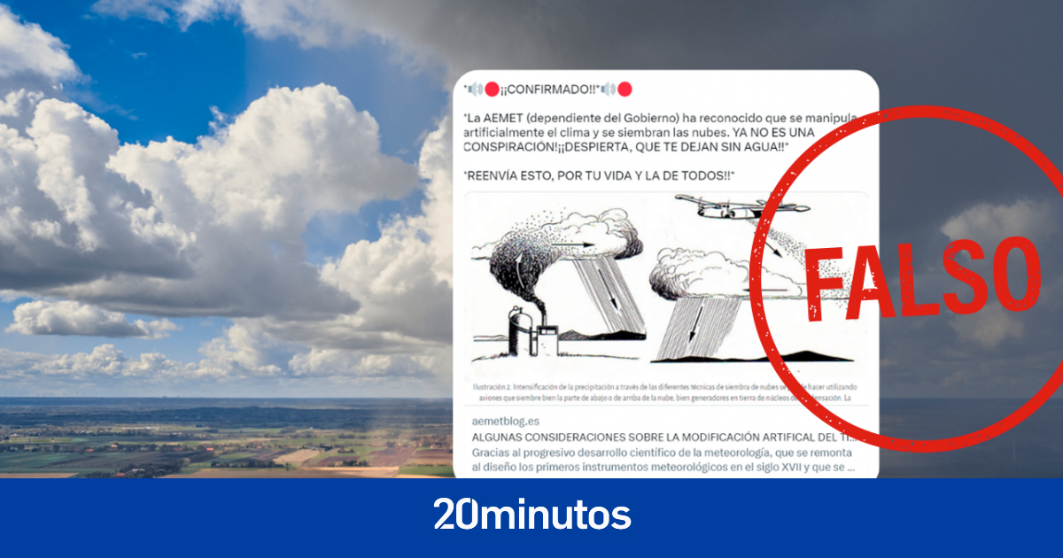 La Aemet no ha reconocido que manipula artificialmente el clima La Aemet no ha reconocido que manipula artificialmente el clima