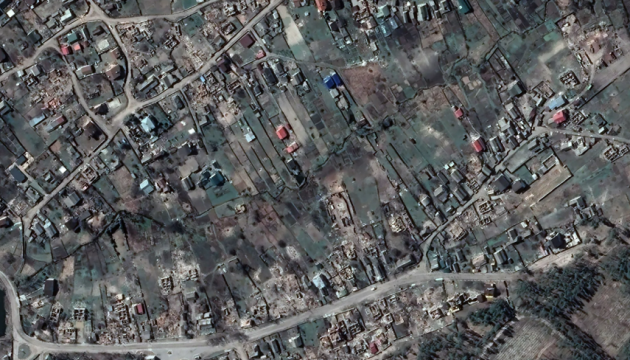 Las imágenes satelitales de Google de Ucrania revelan las secuelas de la invasión rusa
