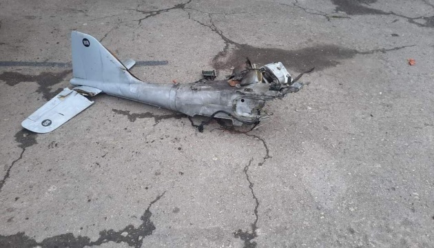 Un dron de reconocimiento enemigo fue destruido sobre Kiev por la noche. Un dron de reconocimiento enemigo fue destruido sobre Kiev por la noche.