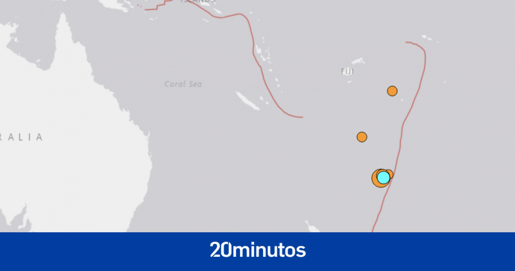 Un terremoto de magnitud 6,2 sacude las aguas del sur de Nueva Zelanda