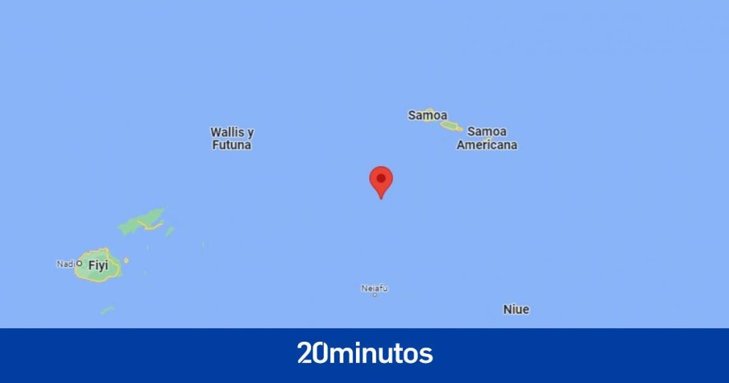 Un terremoto de magnitud 7,6 sacude las aguas de Tonga en el Pacífico Sur