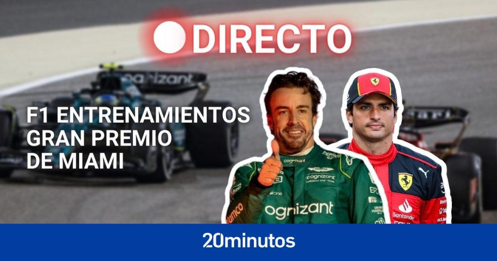 última hora de os entrenamientos de Alonso y Sainz