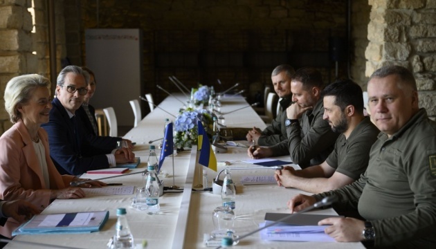 Zelensky se reúne con el presidente de la Comisión Europea Zelensky se reúne con el presidente de la Comisión Europea