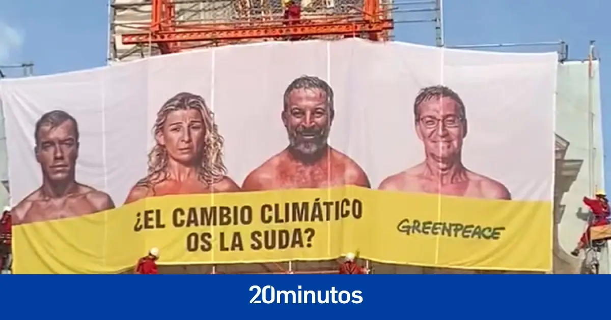 Almeida califica como «patochada» la lona de la Puerta de Alcalá y anuncia acciones legales