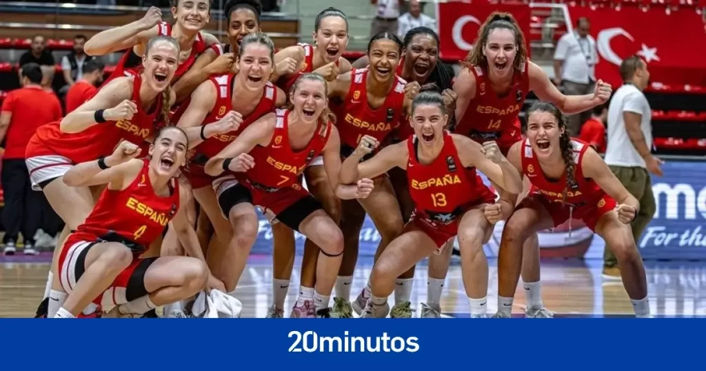 España aplasta a Serbia y se cuelga el bronce del Eurobasket femenino sub-18