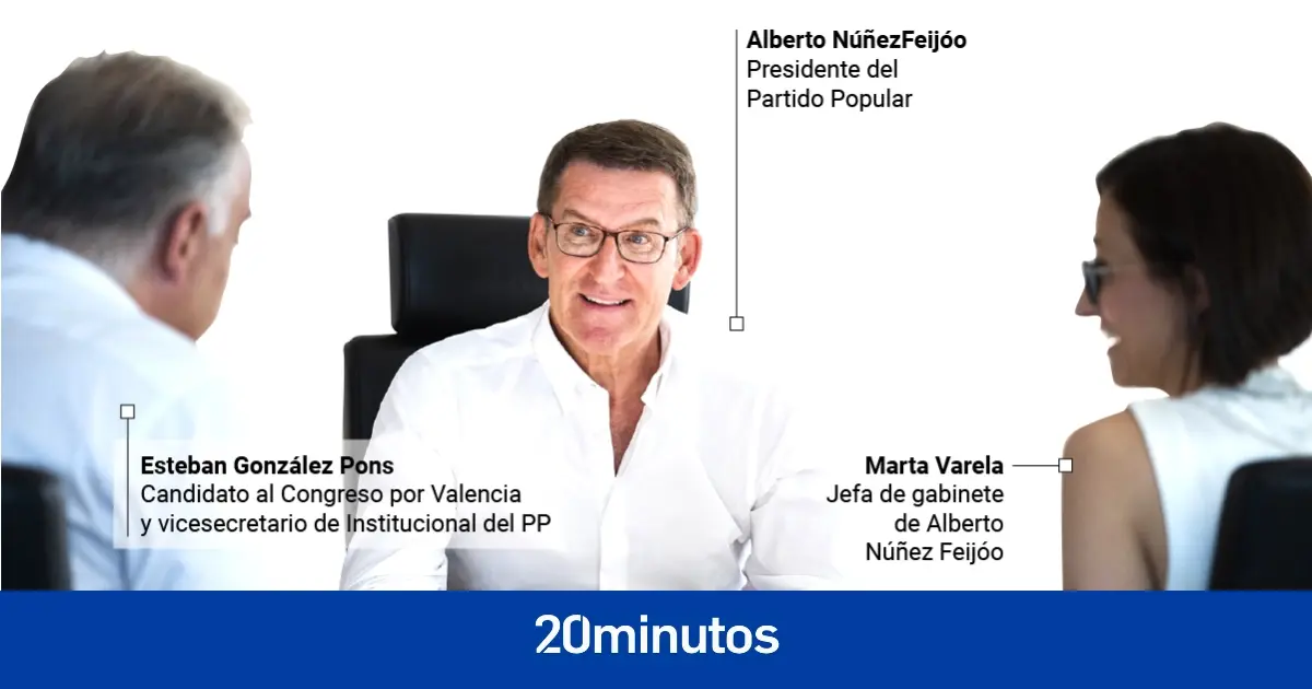 Feijóo publica una foto horas antes del 'cara a cara': estos son los asesores que le ayudan a prepararlo