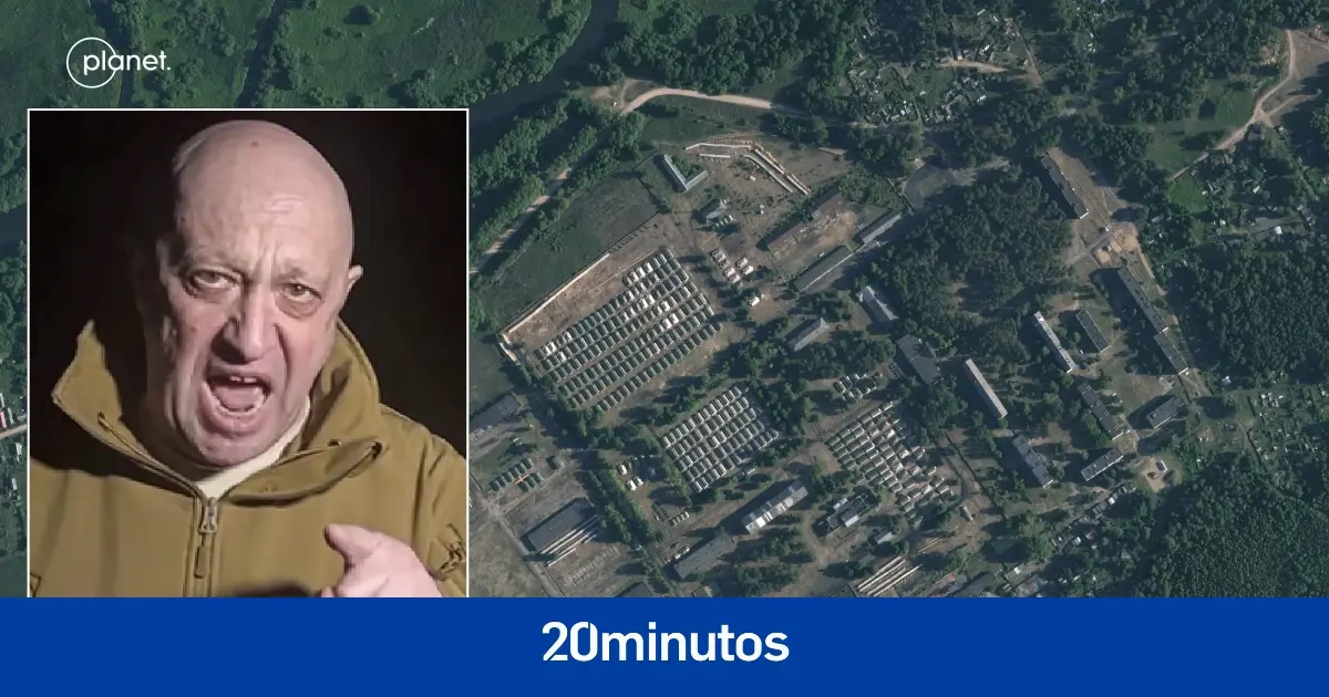 Fotos de satélite revelan que Prigozhin está creando una base de Wagner en Bielorrusia para 8.000 mercenarios
