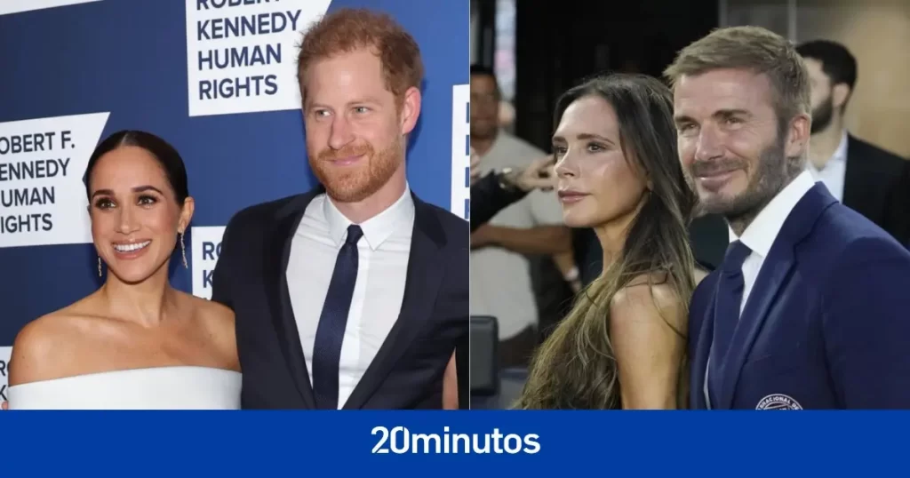 Harry y Meghan rompen su amistad con los Beckham por haber filtrado historias sobre ellos, según ‘Daily Mail’