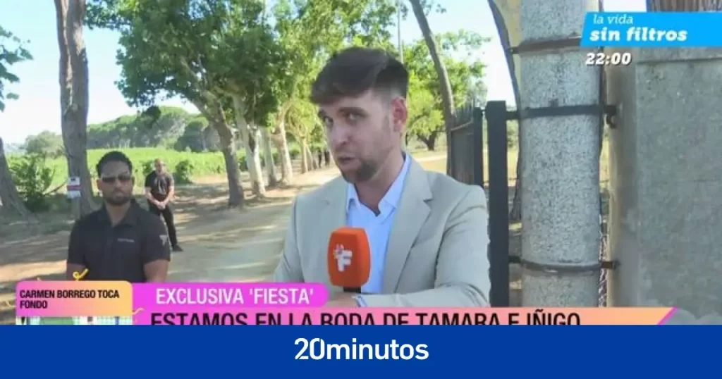 Insultos y tensión entre periodistas e invitados en la boda de Tamara Falcó: «Carroña, pedazo de desgraciados» Insultos y tensión entre periodistas e invitados en la boda de Tamara Falcó: «Carroña, pedazo de desgraciados»