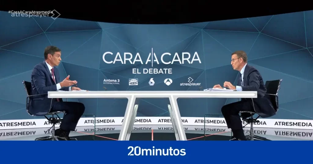 La economía, los pactos y la ley del ‘solo sí es sí’ crispan el único cara a cara Sánchez-Feijóo