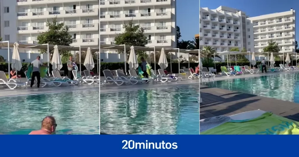 La venganza del empleado de un hotel de Mallorca contra los turistas que cogen sitio en la piscina y se van La venganza del empleado de un hotel de Mallorca contra los turistas que cogen sitio en la piscina y se van