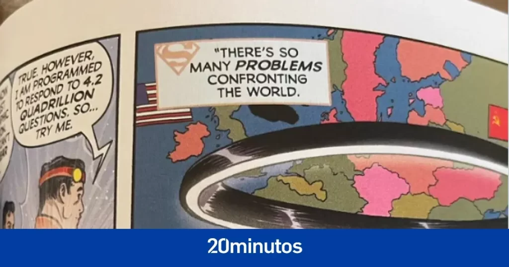 Un cómic de Superman muestra un mapa de Europa… y todos se fijan en el País Vasco