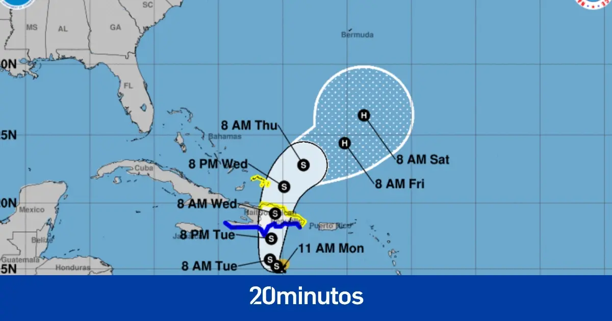 Activan la alerta en varias islas del Caribe por la tormenta tropical Franklin y otros dos ciclones se mantienen activos en el Atlántico