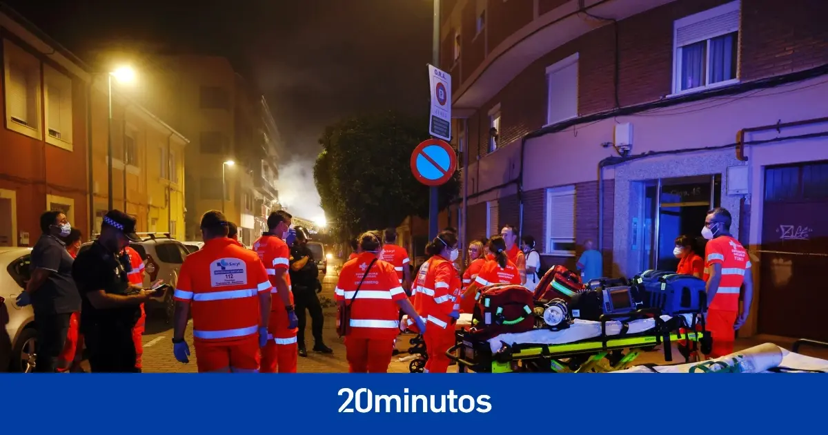 Al menos diez intoxicados en una explosión de gas en Valladolid