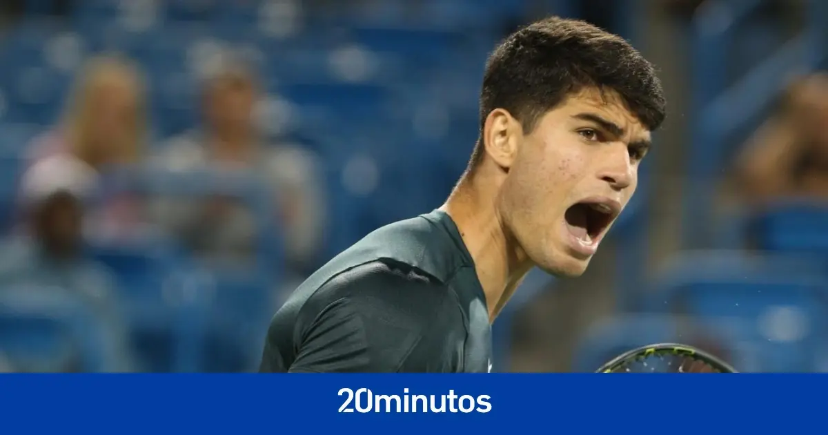 Alcaraz se mete en la final de Cincinnati tras otra remontada épica y con una dedicatoria muy especial
