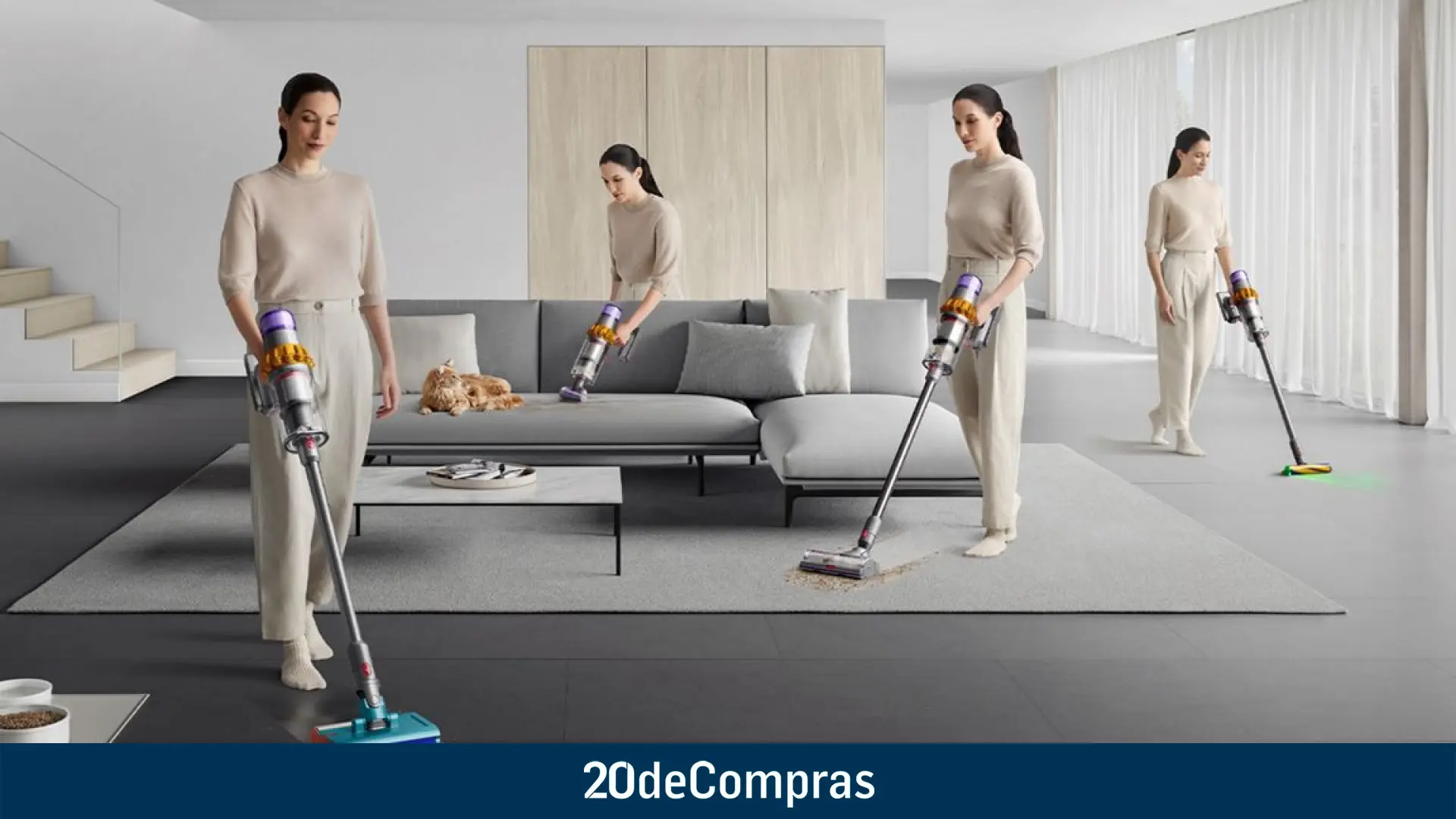 Aprovechamos el lanzamiento de la nueva aspiradora de Dyson que aspira y friega para comprar aún más barata la V8