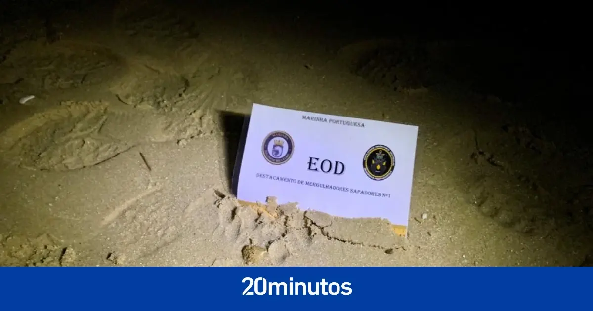 Desactivan un artefacto explosivo en una playa turística de Portugal Desactivan un artefacto explosivo en una playa turística de Portugal