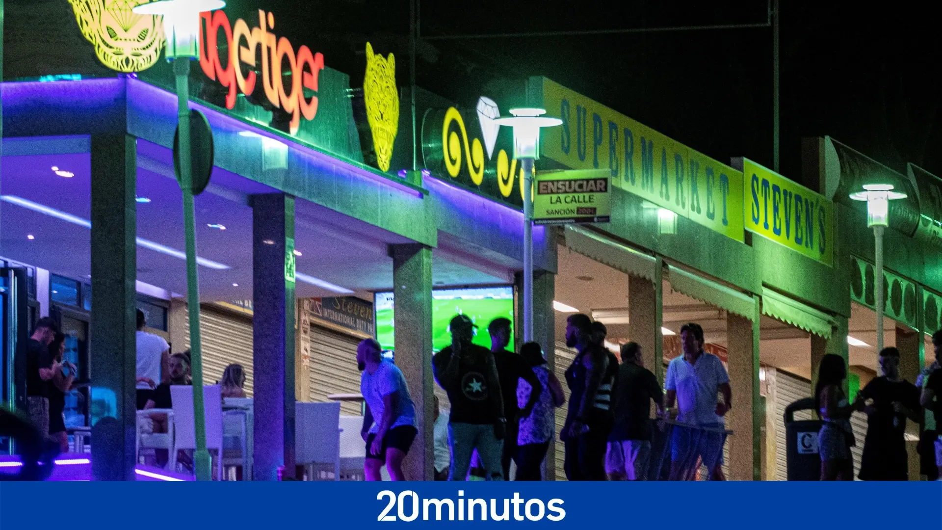 Detenidos tres hombres por violar a una turista con sumisión química en Magaluf