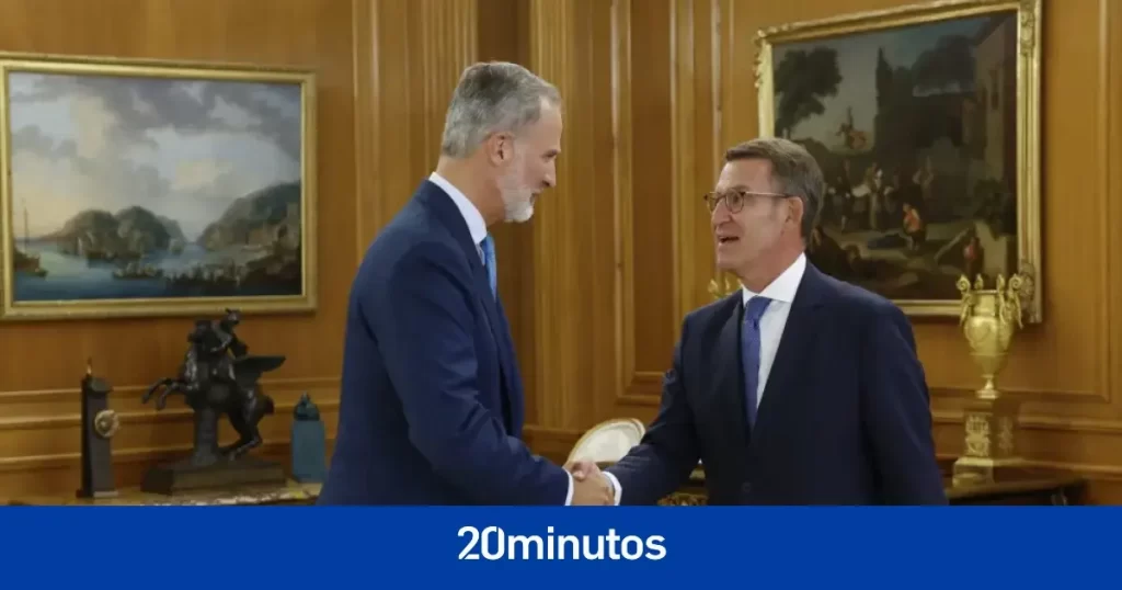 El rey propone a Alberto Núñez Feijóo como candidato a la investidura