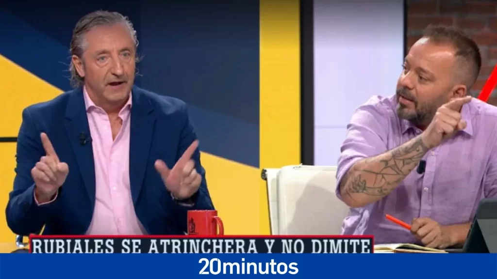 Josep Pedrerol y Antonio Maestre protagonizan un tenso encontronazo a costa de Rubiales: «No lo hagas» Josep Pedrerol y Antonio Maestre protagonizan un tenso encontronazo a costa de Rubiales: «No lo hagas»