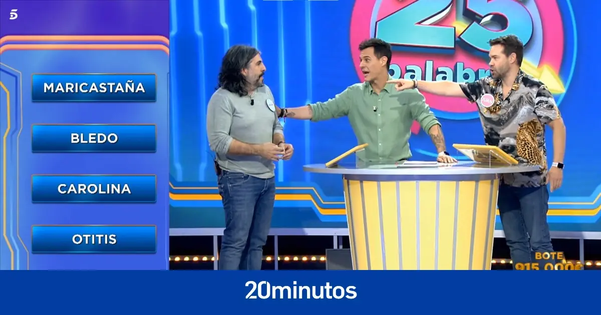 Juan Dávila engaña a J.J. Vaquero en '25 palabras': "Eso es de ser muy ruin"