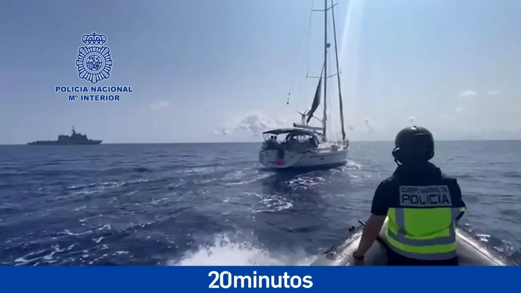 La Policía intercepta a Alice, el narcovelero que pretendía inundar con 1.500 kilos de cocaína las costas españolas