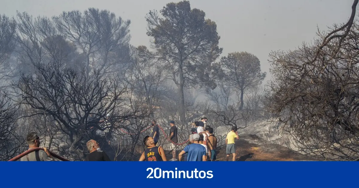 La dirección de extinción da por estabilizado el incendio de Puerto Real