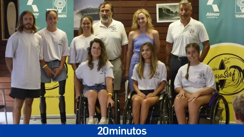 Nace el primer equipo de parasurf femenino español, que empieza ganando seis oros