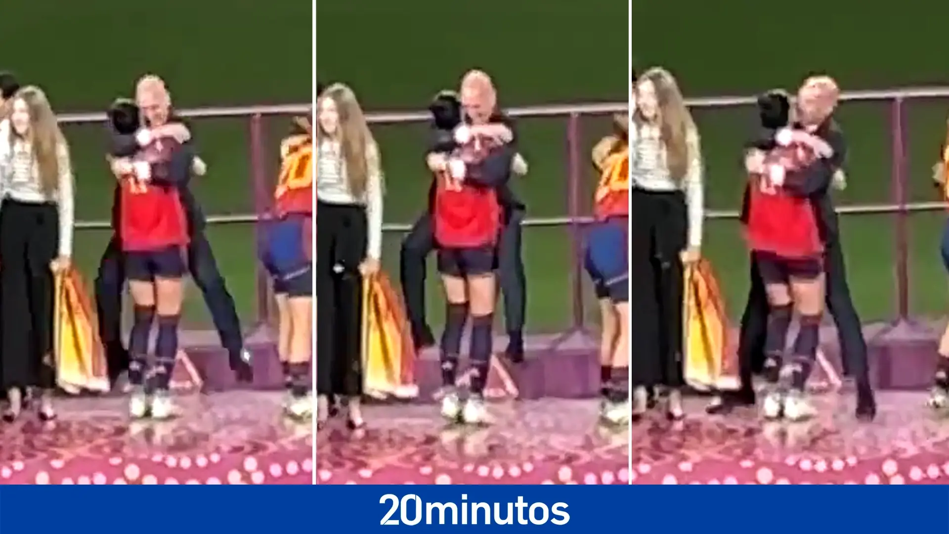 Un nuevo vídeo desmontaría la versión de Luis Rubiales sobre el abrazo que se dio con Jenni Hermoso