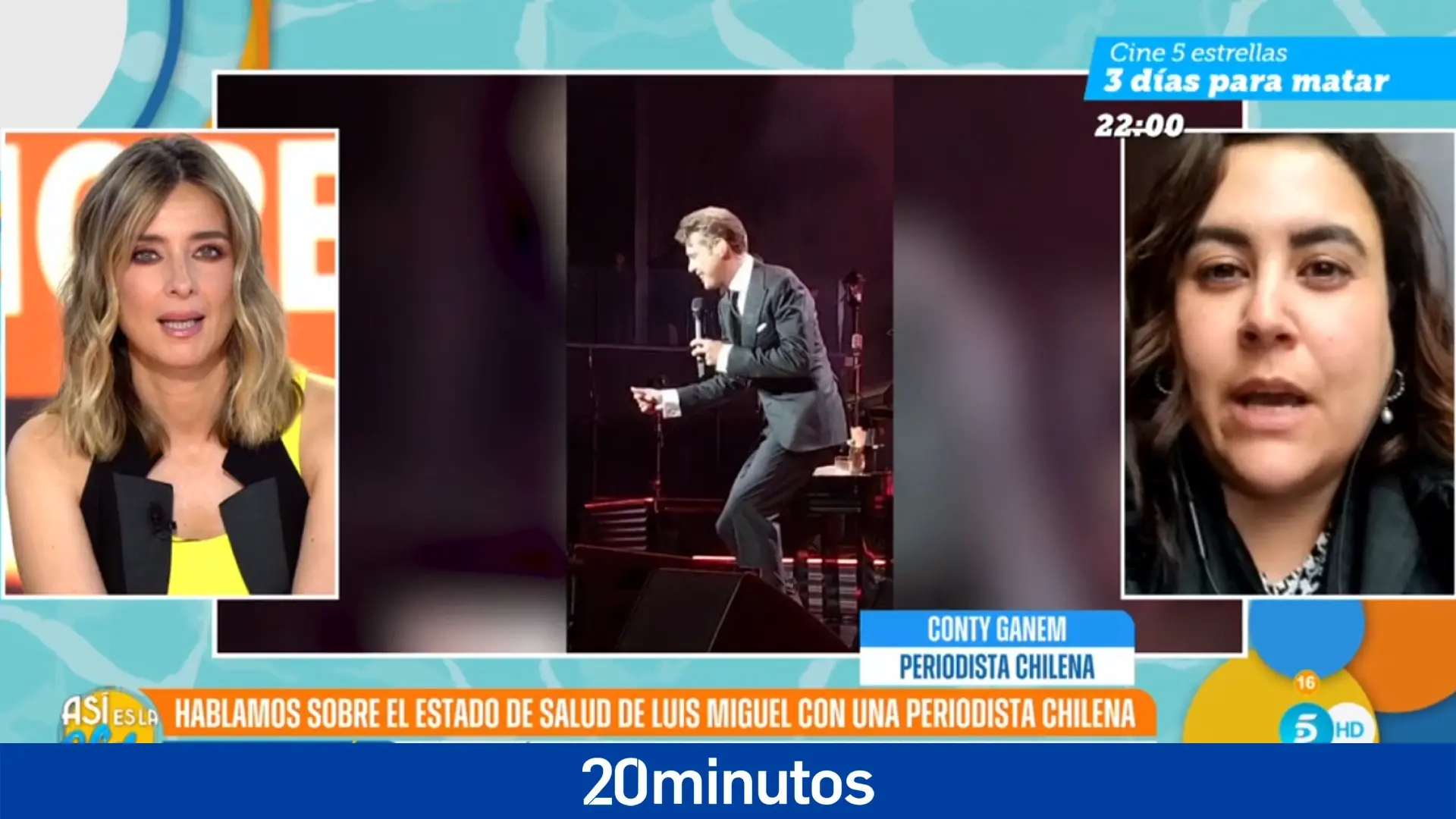 Una periodista chilena detalla el estado de salud de Luis Miguel en el concierto de Chile: «No paraba de toser»