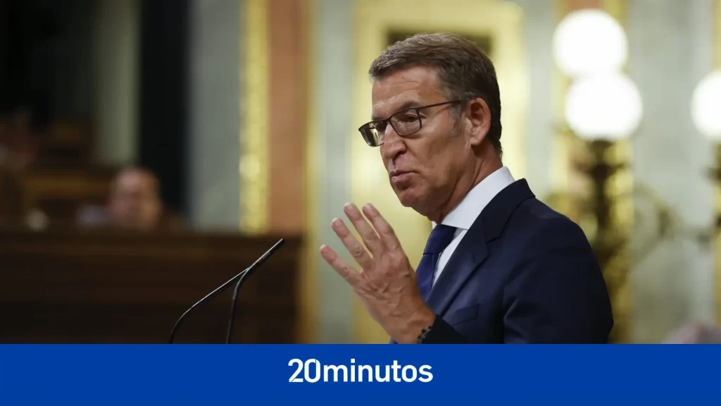 Consulta el discurso íntegro de Feijóo durante la primera sesión de la investidura Consulta el discurso íntegro de Feijóo durante la primera sesión de la investidura