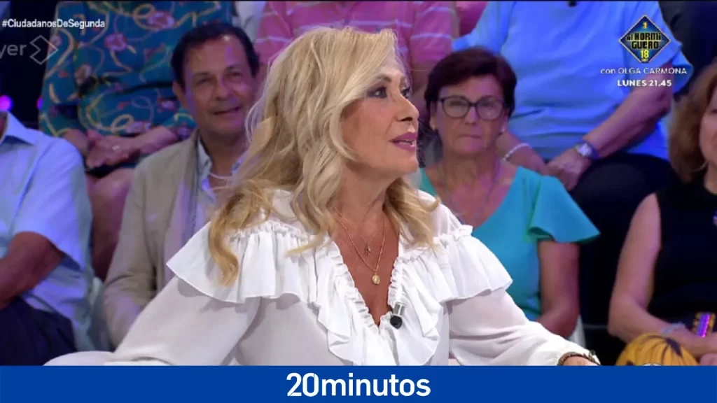 Rosa Benito salta inesperadamente a Antena 3 para participar en ‘Hablando en plata’, especial presentado por Sonsoles Ónega Rosa Benito salta inesperadamente a Antena 3 para participar en ‘Hablando en plata’, especial presentado por Sonsoles Ónega