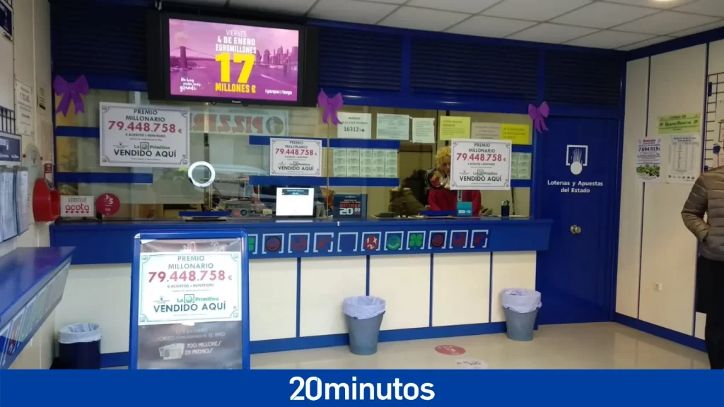 Un único acertante de la Bonoloto gana más de dos millones de euros